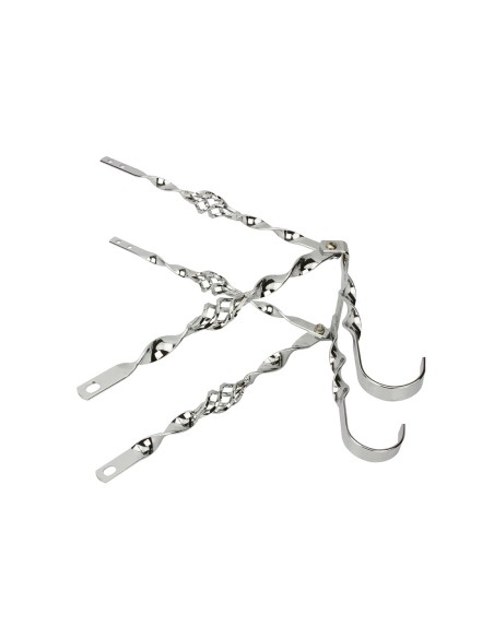 20 Lowrider Cage Flat Twisted Continental Kit Chrome.